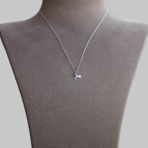 Gümüş Sinek Kuşu Kolye - Görsel 2