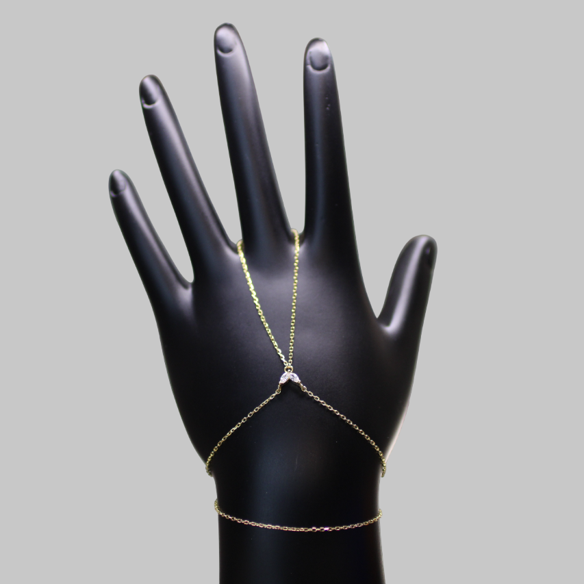 Gümüş Minimal Taş Şahmeran - Görsel 1