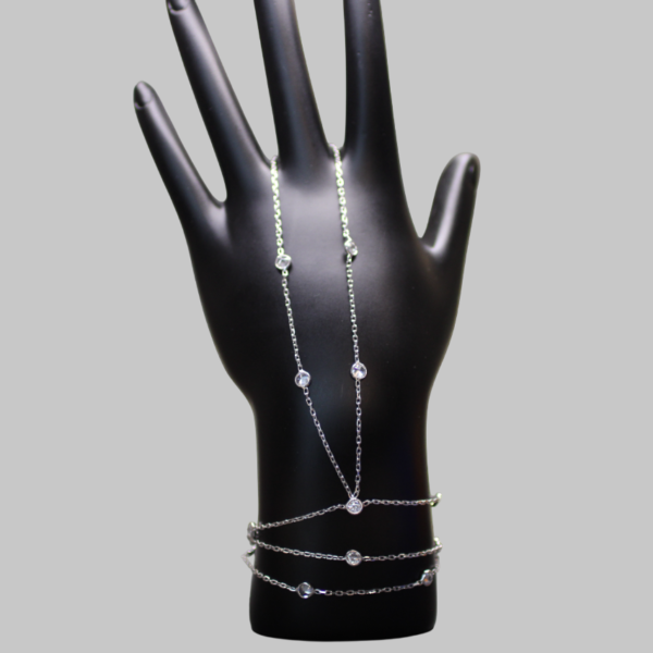 Gümüş Taşlı Zincir Şahmeran