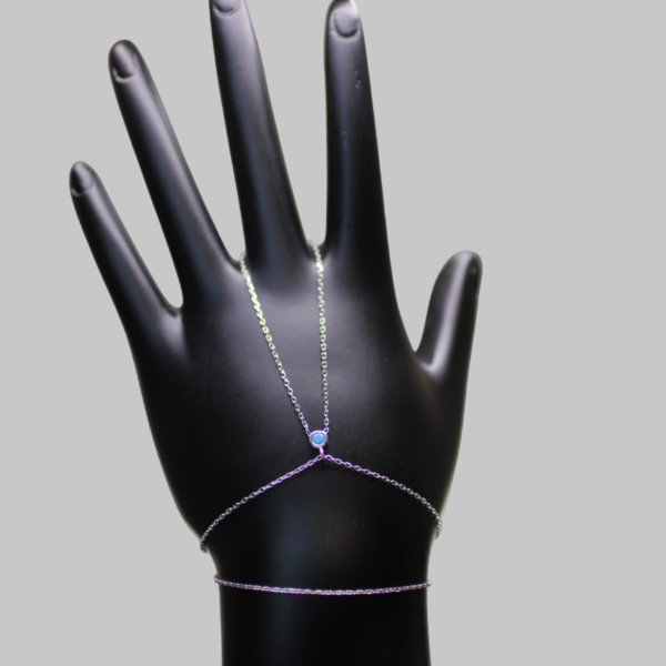 Gümüş Mavi Taşlı Şahmeran