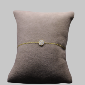 Gümüş O Taşlı Bileklik