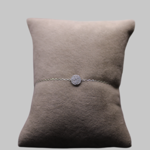 Gümüş O Taşlı Bileklik - Görsel 2