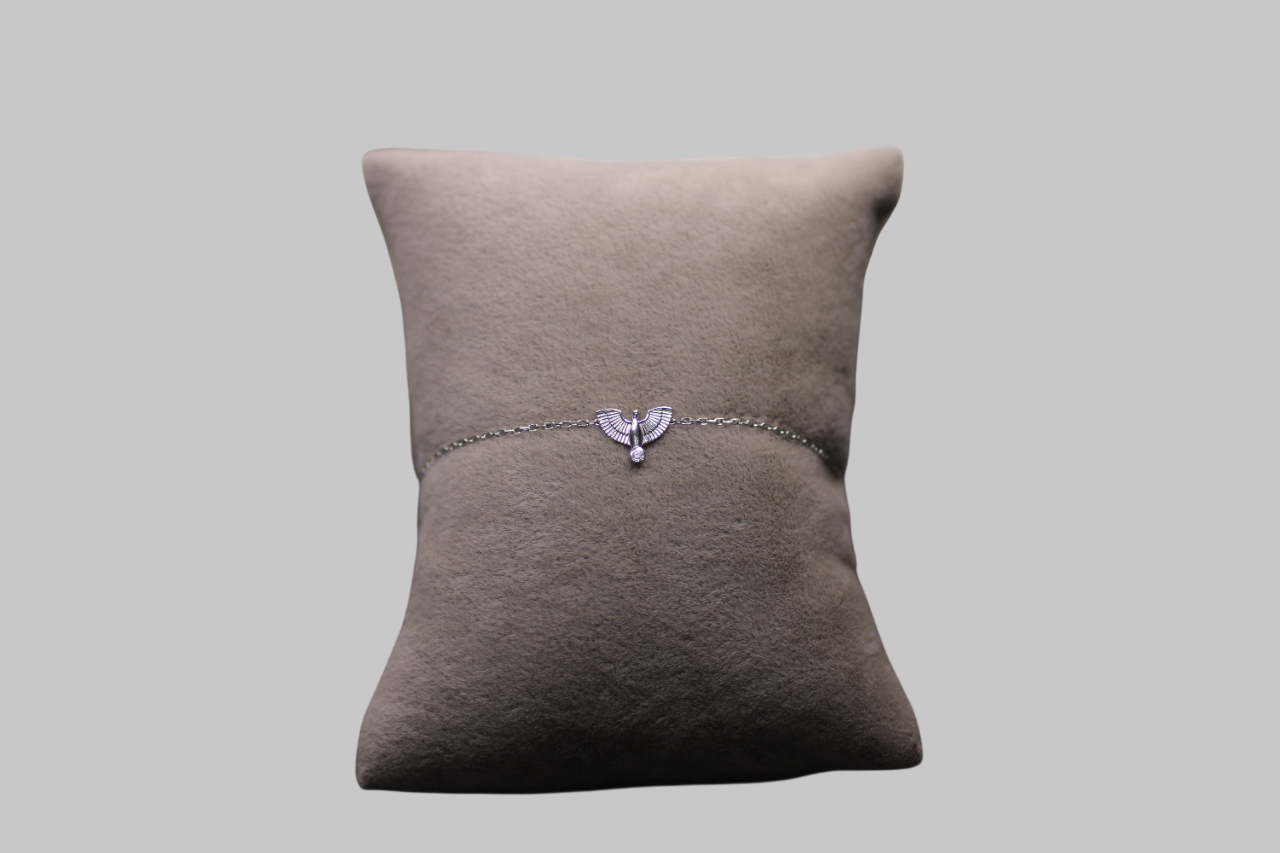 Gümüş Anka Kuşu Bileklik - Görsel 2