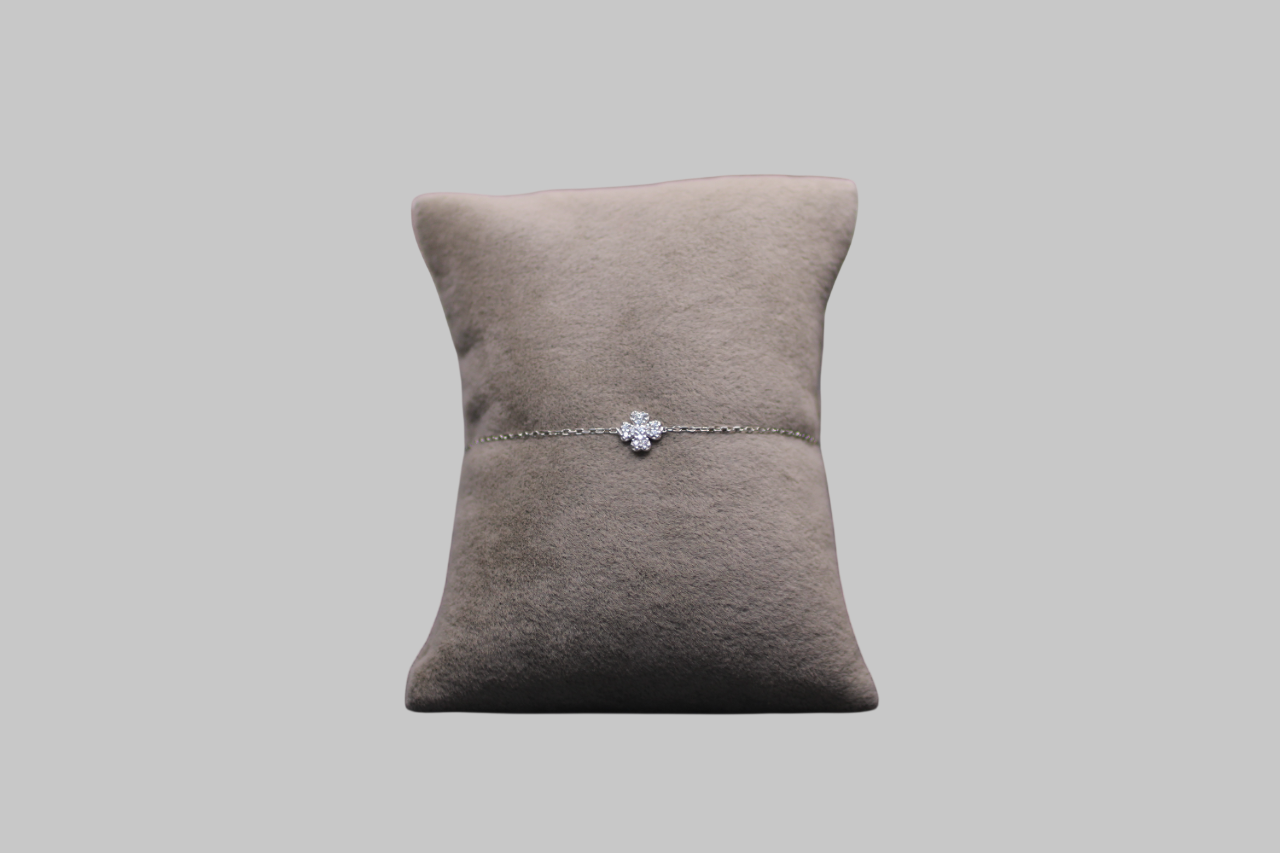 Gümüş Yonca Bileklik - Görsel 2