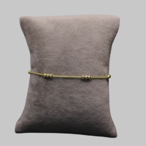 Gümüş Top Detaylı Zincir Bileklik