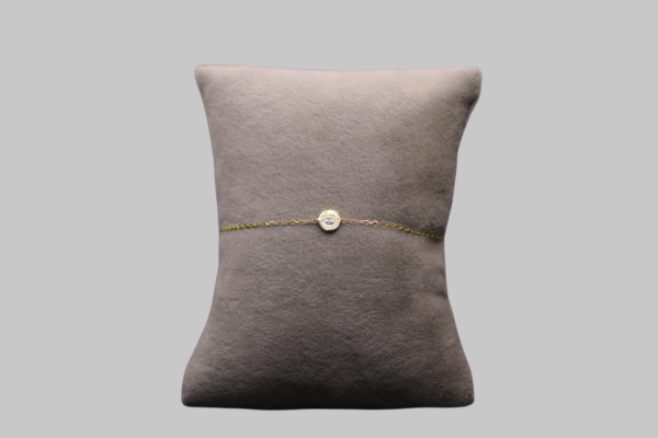 Gümüş Minimal Göz Bileklik