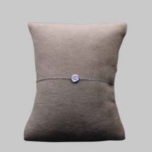 Gümüş Minimal Göz Bileklik - Görsel 2