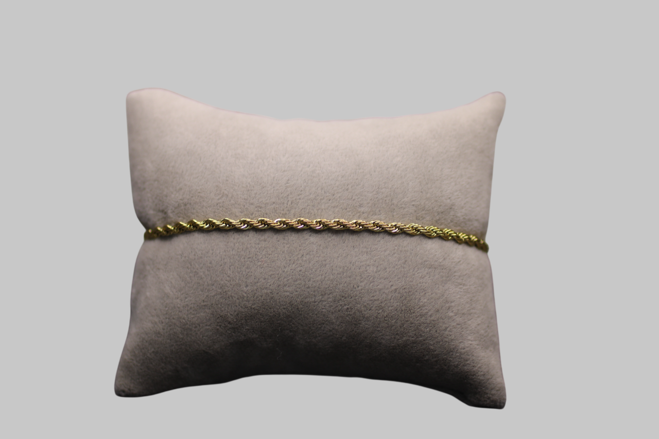 İnce Burgu Zincir Bileklik - Görsel 1