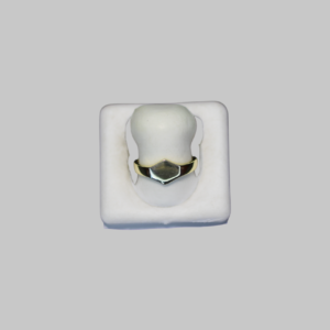 Gümüş Altıgen Ayarlanabilir Yüzük