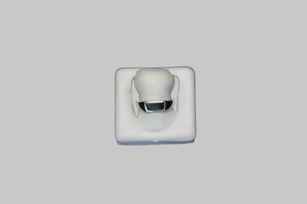 Gümüş Dikdörtgen Ayarlanabilir Yüzük