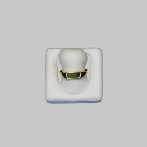 Gümüş Dikdörtgen Ayarlanabilir Yüzük