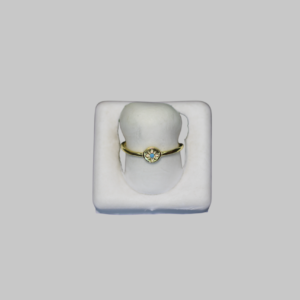 Gümüş Çiçek Ayarlanabilir Yüzük - Görsel 3