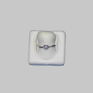 Gümüş Çiçek Ayarlanabilir Yüzük - Görsel 2