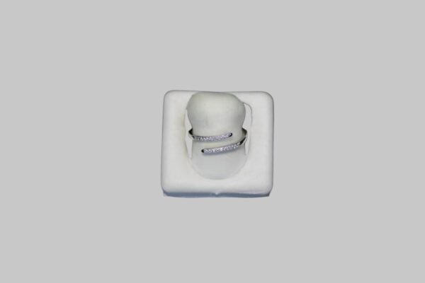 Gümüş Ayarlanabilir Taşlı Yüzük