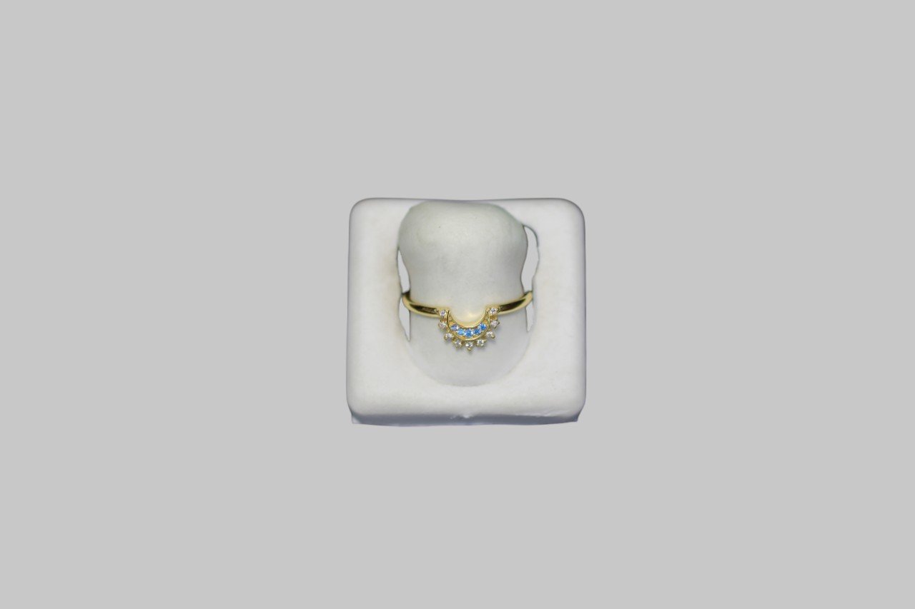 Gümüş Ay Yüzük - Görsel 1