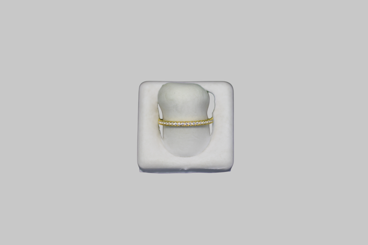 Gümüş İnce Tam Tur Yüzük - Görsel 1