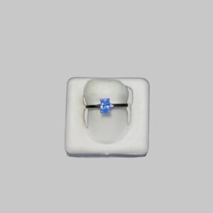 Gümüş Elips Taşlı Yüzük