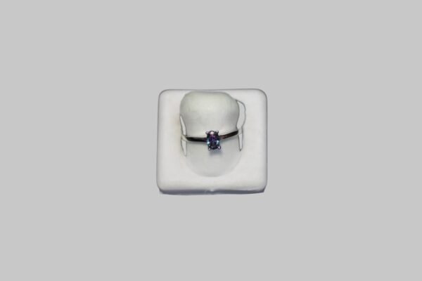 Gümüş Elips Taşlı Yüzük