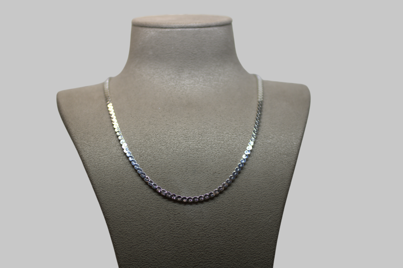 Chavin İşlemeli Zincir Kolye - Görsel 1