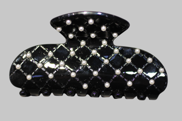 İnci Detaylı Küçük Kemik Toka