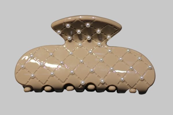 İnci Detaylı Küçük Kemik Toka