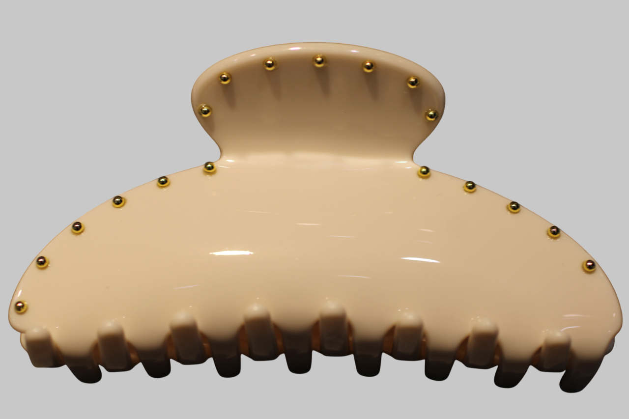 Gold Top Detaylı Kemik Toka - Görsel 1