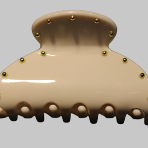 Gold Top Detaylı Küçük Kemik Toka