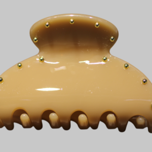 Gold Top Detaylı Küçük Kemik Toka - Görsel 2