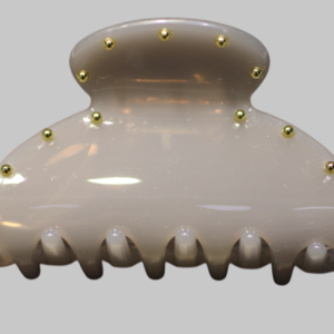 Gold Top Detaylı Küçük Kemik Toka - Görsel 3