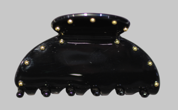 Gold Top Detaylı Küçük Kemik Toka