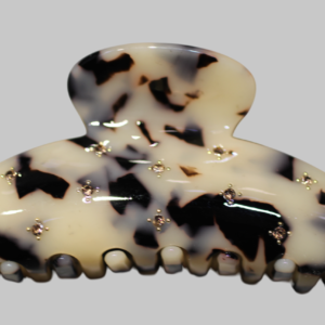 Leopar Desenli Taşlı Kemik Toka