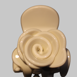 Kemik Küçük Gül Toka